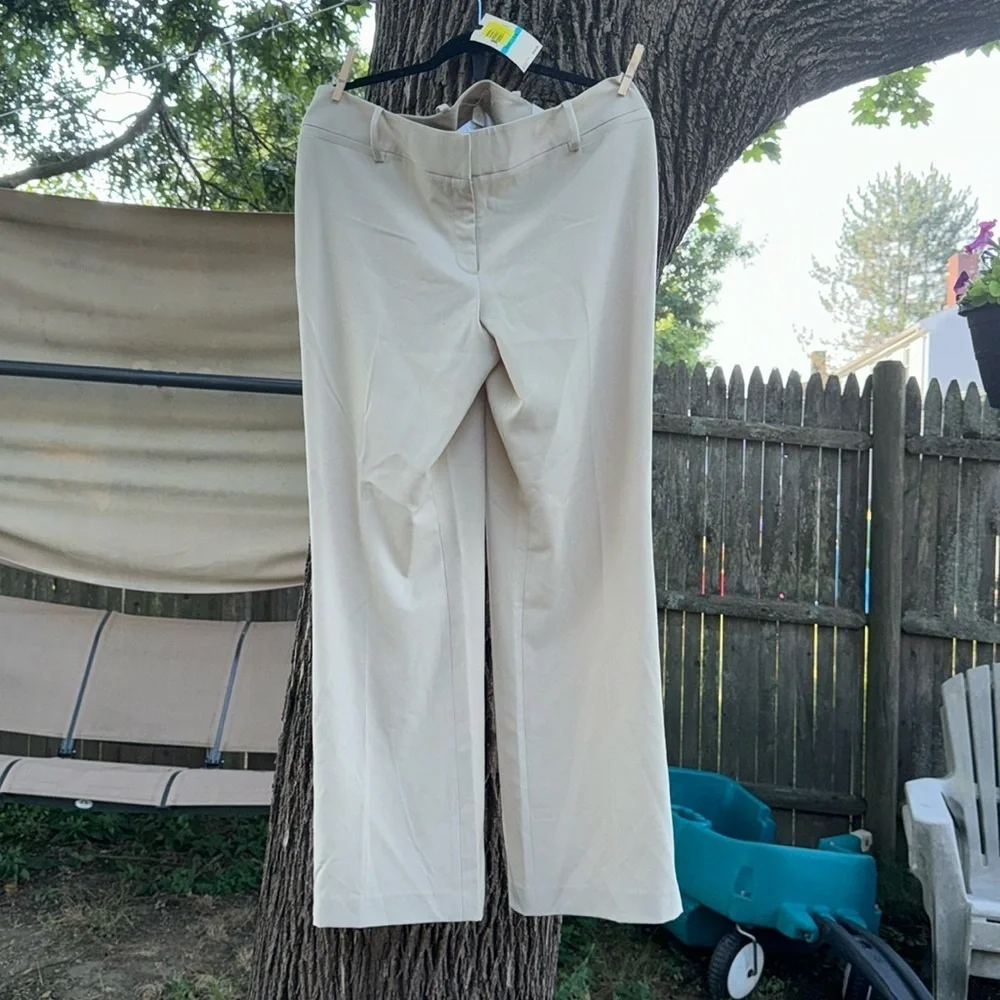 Emaline khnaki‎ Signature trouser pants sz 16 Dress causal work office pants